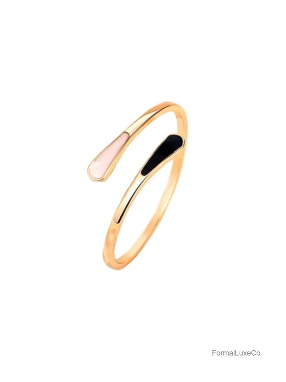 Personalized Cubic Zirconia Cuff Bangle Bracelet for Women Open Adjustable Oval